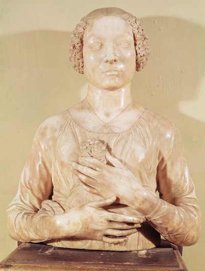 Woman with a Bouquet, c.1475-80 by Andrea del Verrocchio